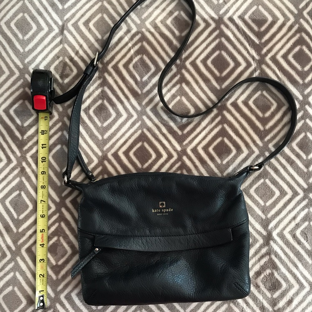 Kate Spade Black Leather Crossbody Bag Small GUC